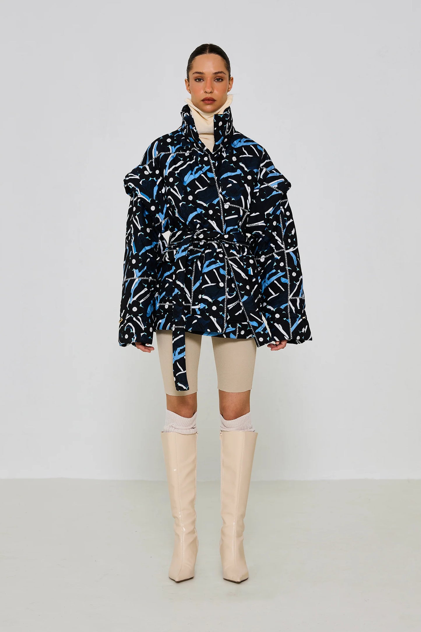 Oopscool Curvas Puffer Jacket
