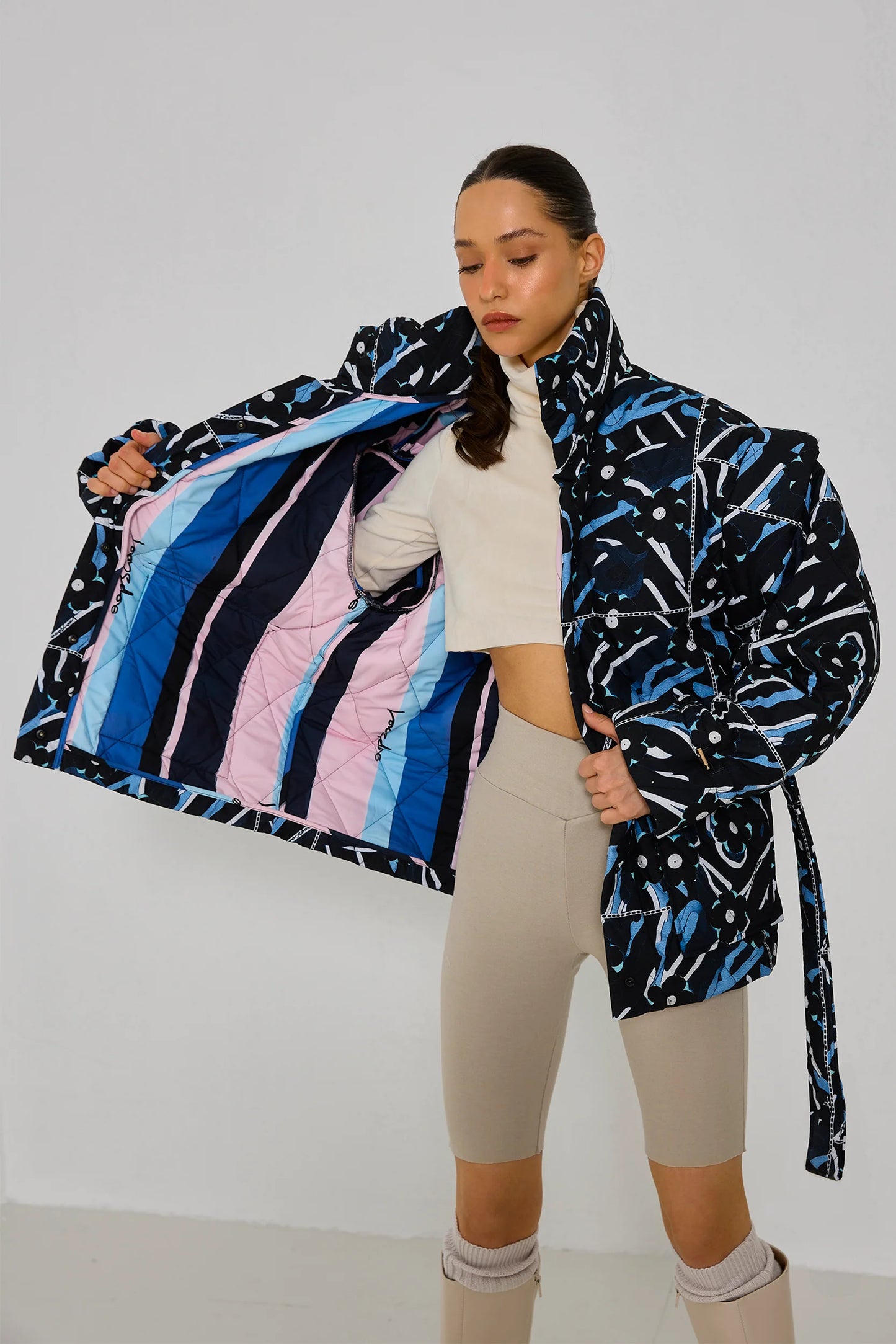 Oopscool Curvas Puffer Jacket
