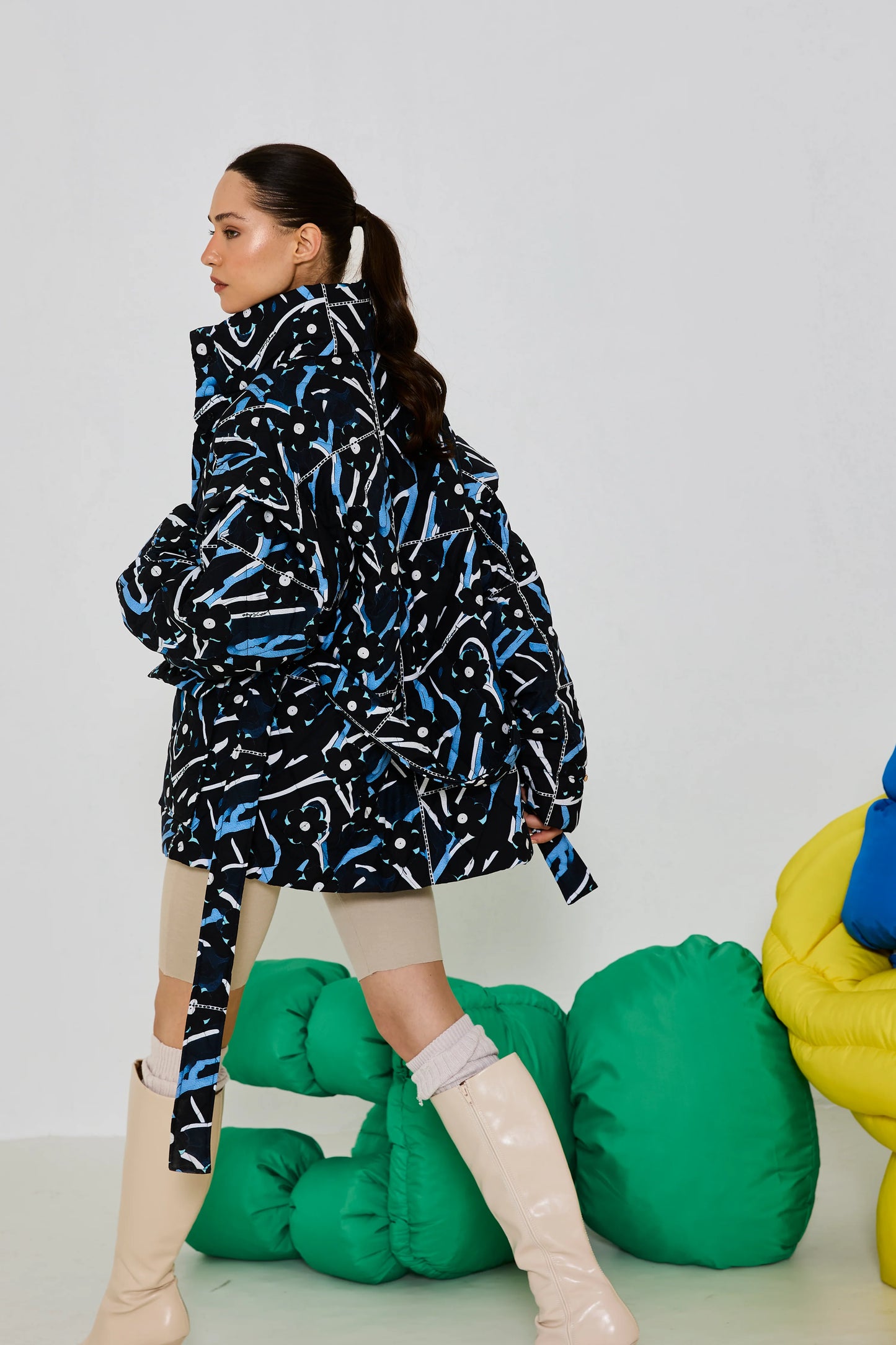 Oopscool Curvas Puffer Jacket