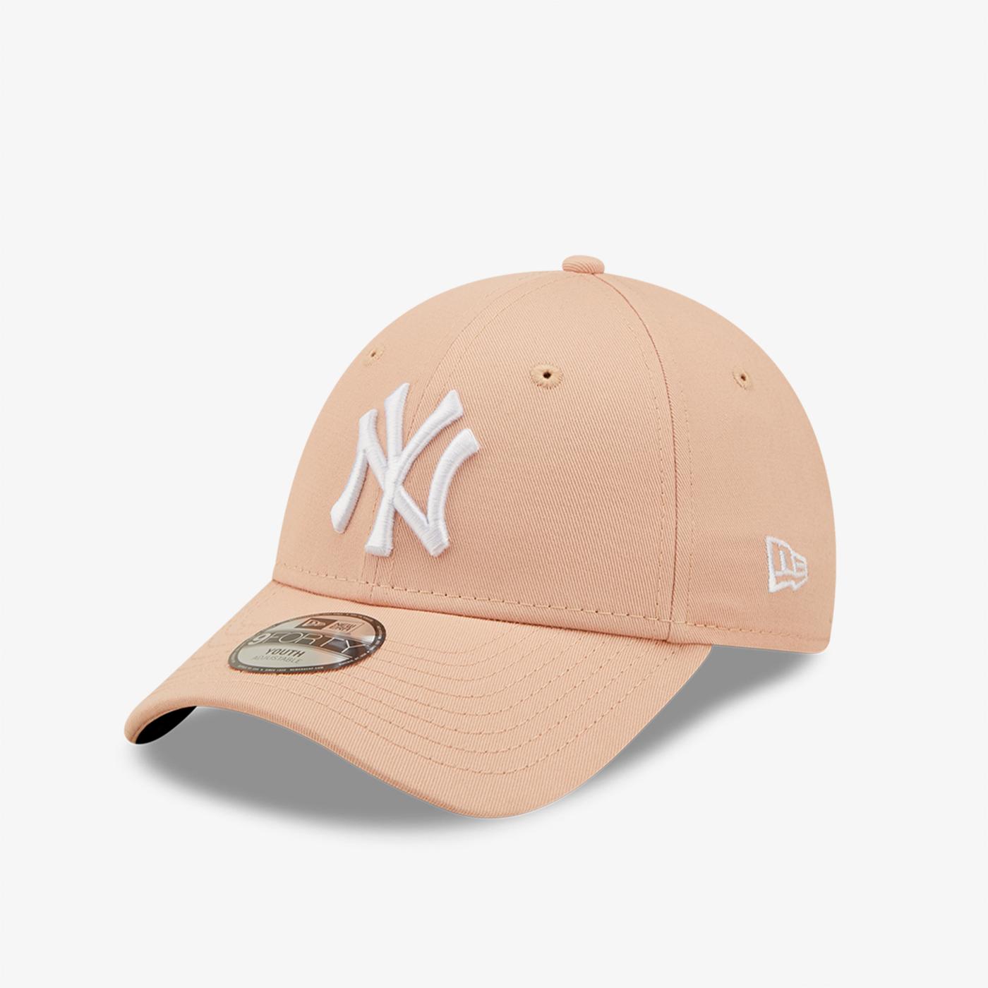 New Era Şapka - New York Yankees League Essential Kids Pink 9FORTY Ayarlanabilir Şapka