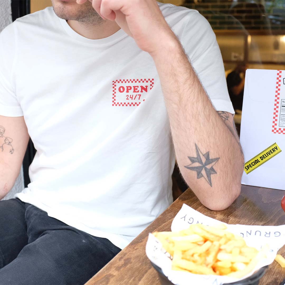 Burger Open 24/7 Tshirt