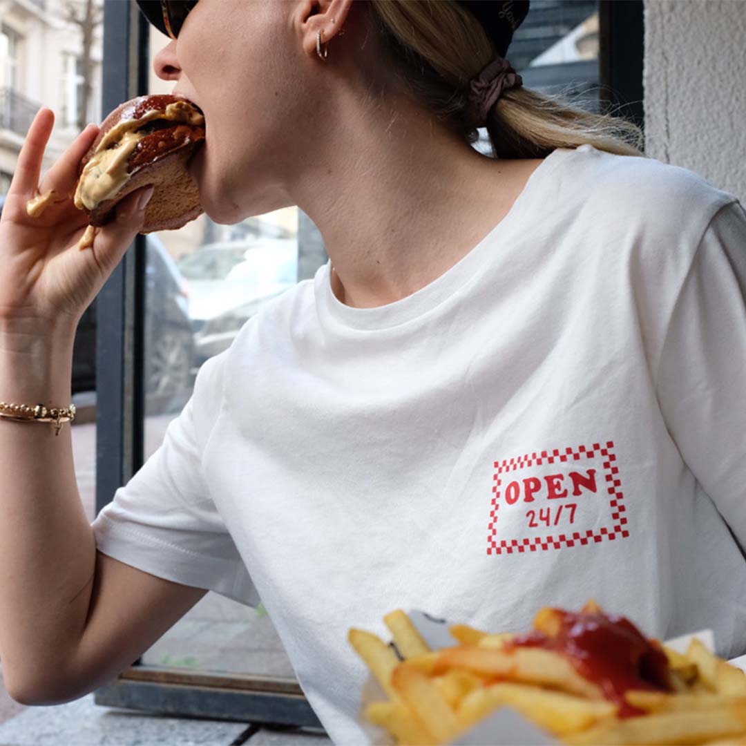 Burger Open 24/7 Tshirt