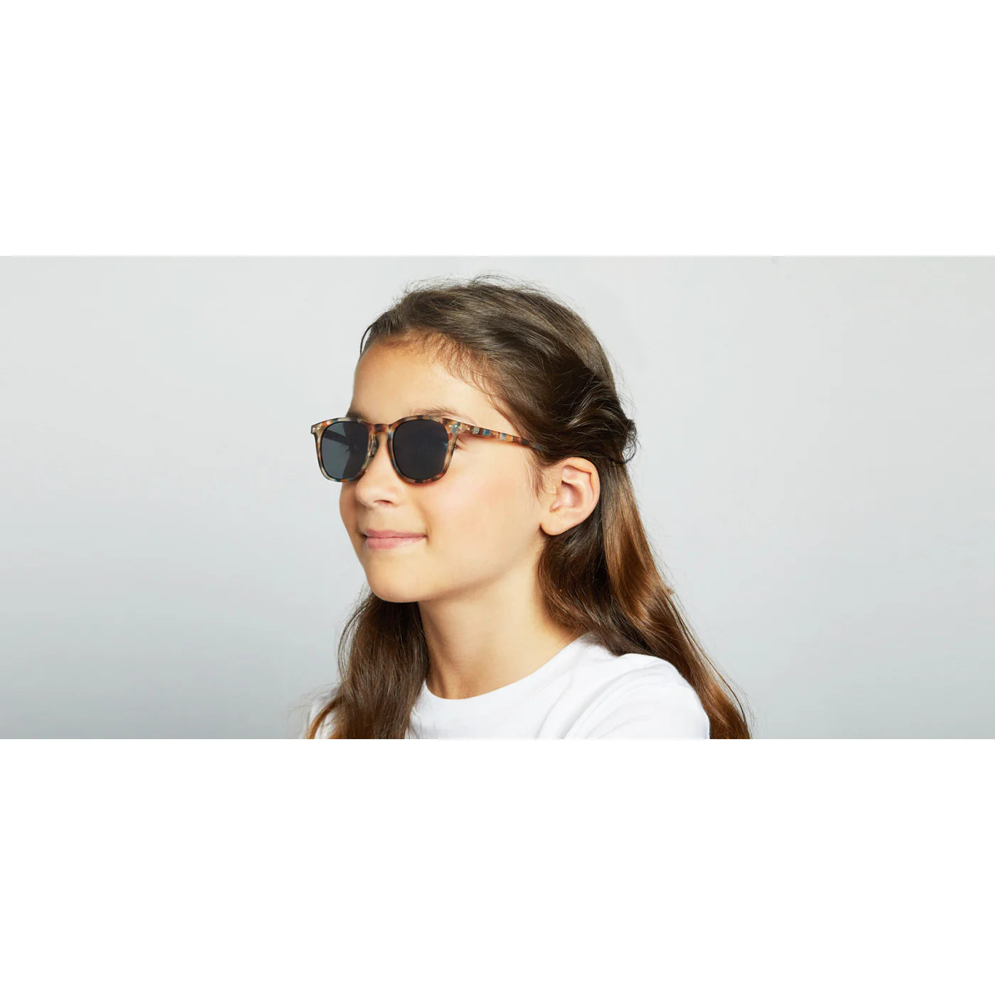 IZIPIZI SUN JUNIOR #E Blue Tortoise - Kahve/Mavi Çocuk Güneş Gözlüğü