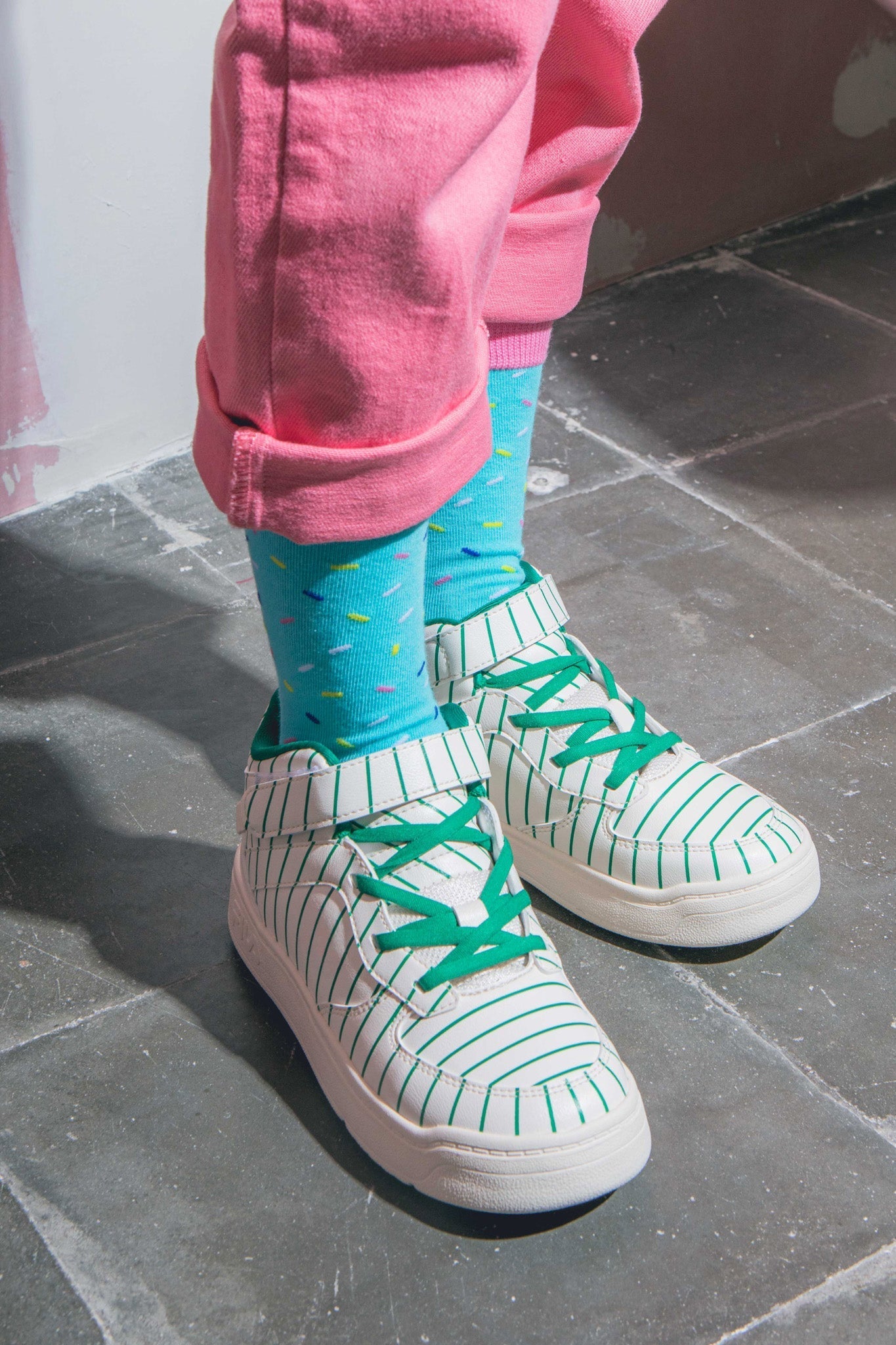 Eat My Socks - Çocuk Joe Donut Mavi Çorap