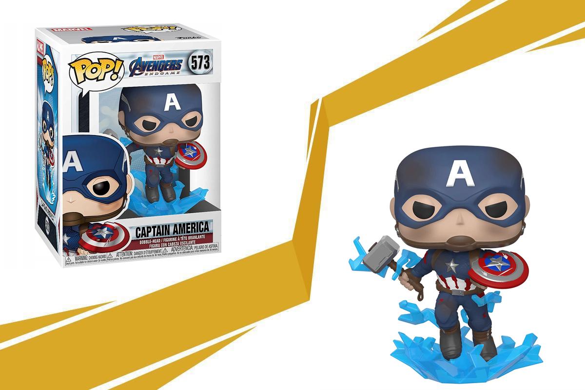Funko - Captain America with Broken Shield POP Figure