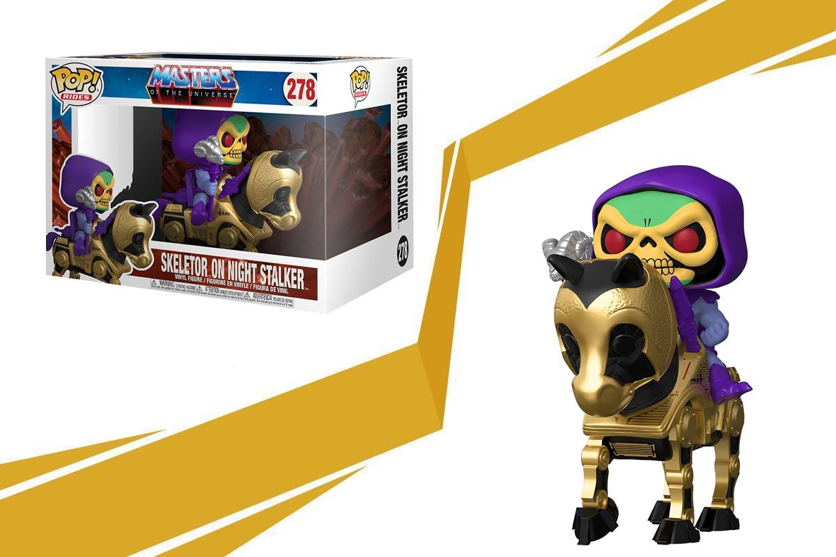 Funko - MOTU Skeletor on Night Stalker POP Figure