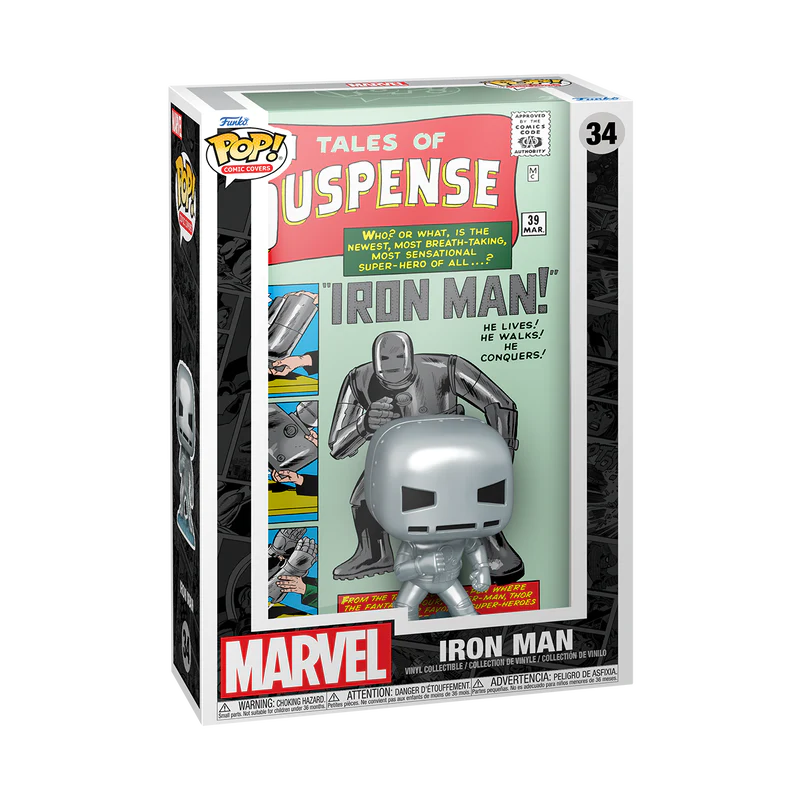 Funko Pop Comic Cover Marvel Tales of Suspense Iron Man