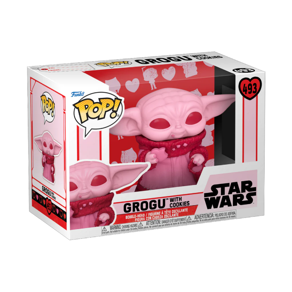 Funko POP Star Wars Valentines Grogu With Cookies