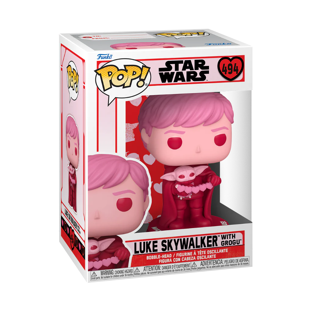 Funko POP Star Wars Valentines S2 Luke & Grogu