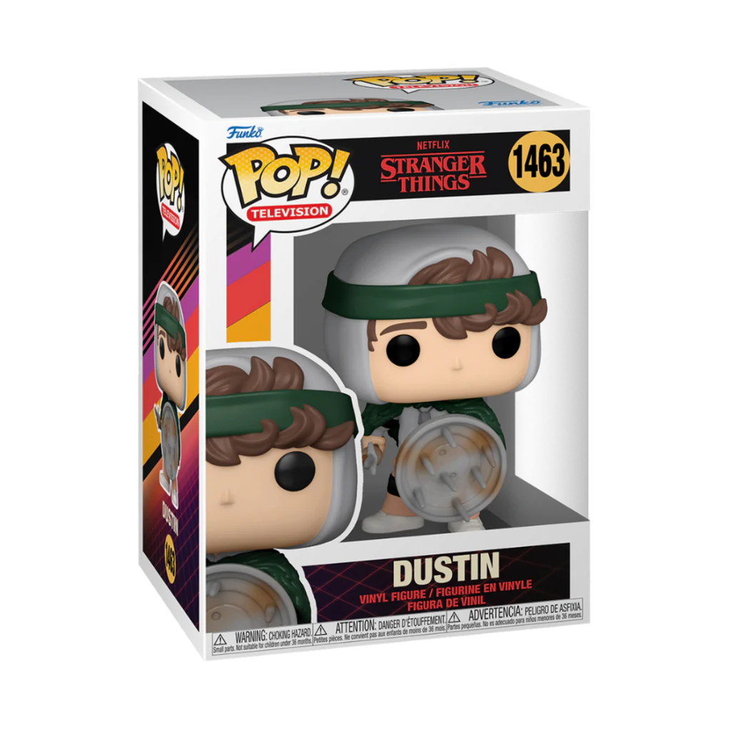 Funko POP Stranger Things Season 4 Hunter Dustin with Shield