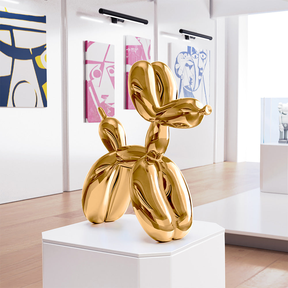 Jeff Koons Balloon Dog Gold Dekor