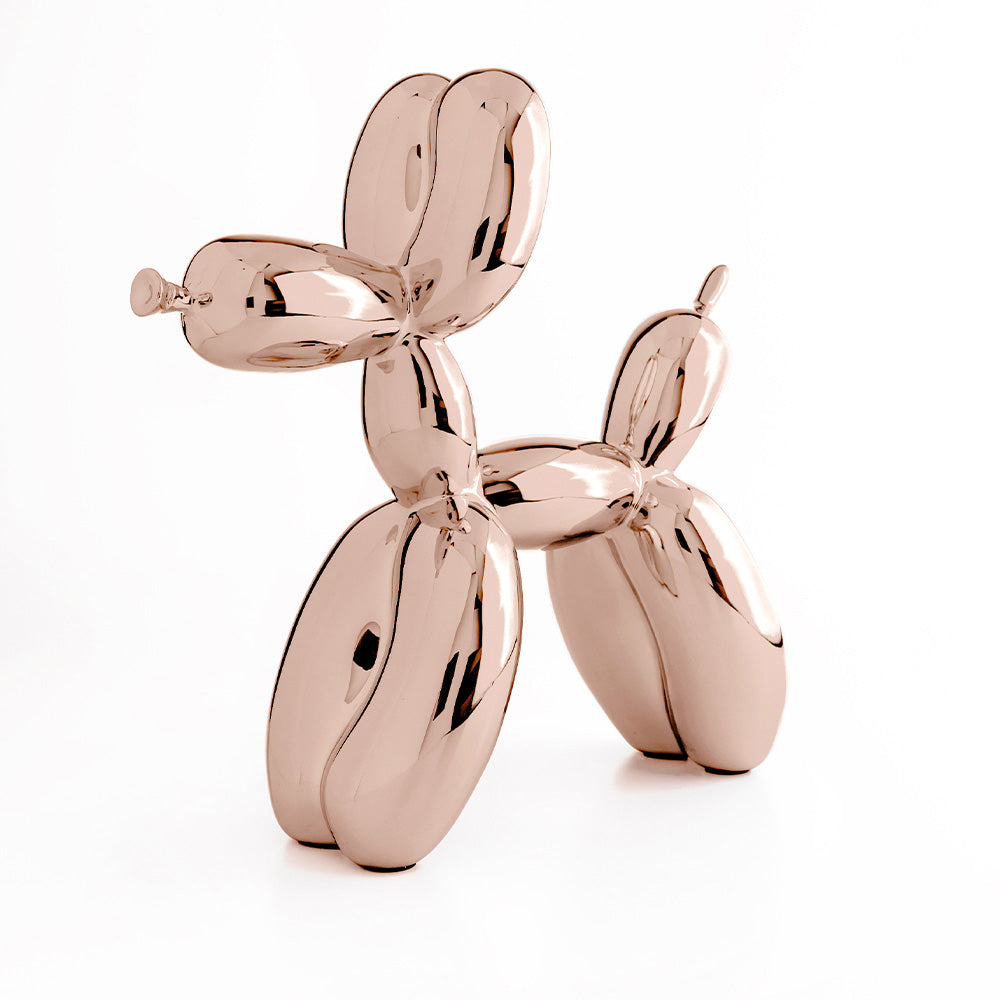 Jeff Koons Balloon Dog Rose Gold Dekor
