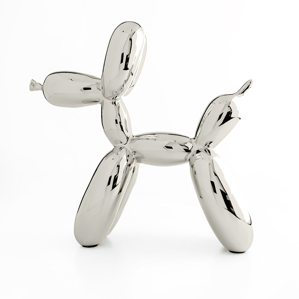 Jeff Koons Balloon Dog Silver Dekor