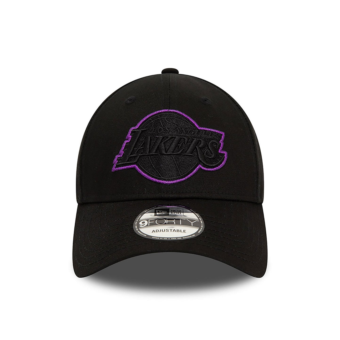 New Era Şapka - LA Lakers Metallic Outline Black 9FORTY Adjustable Cap