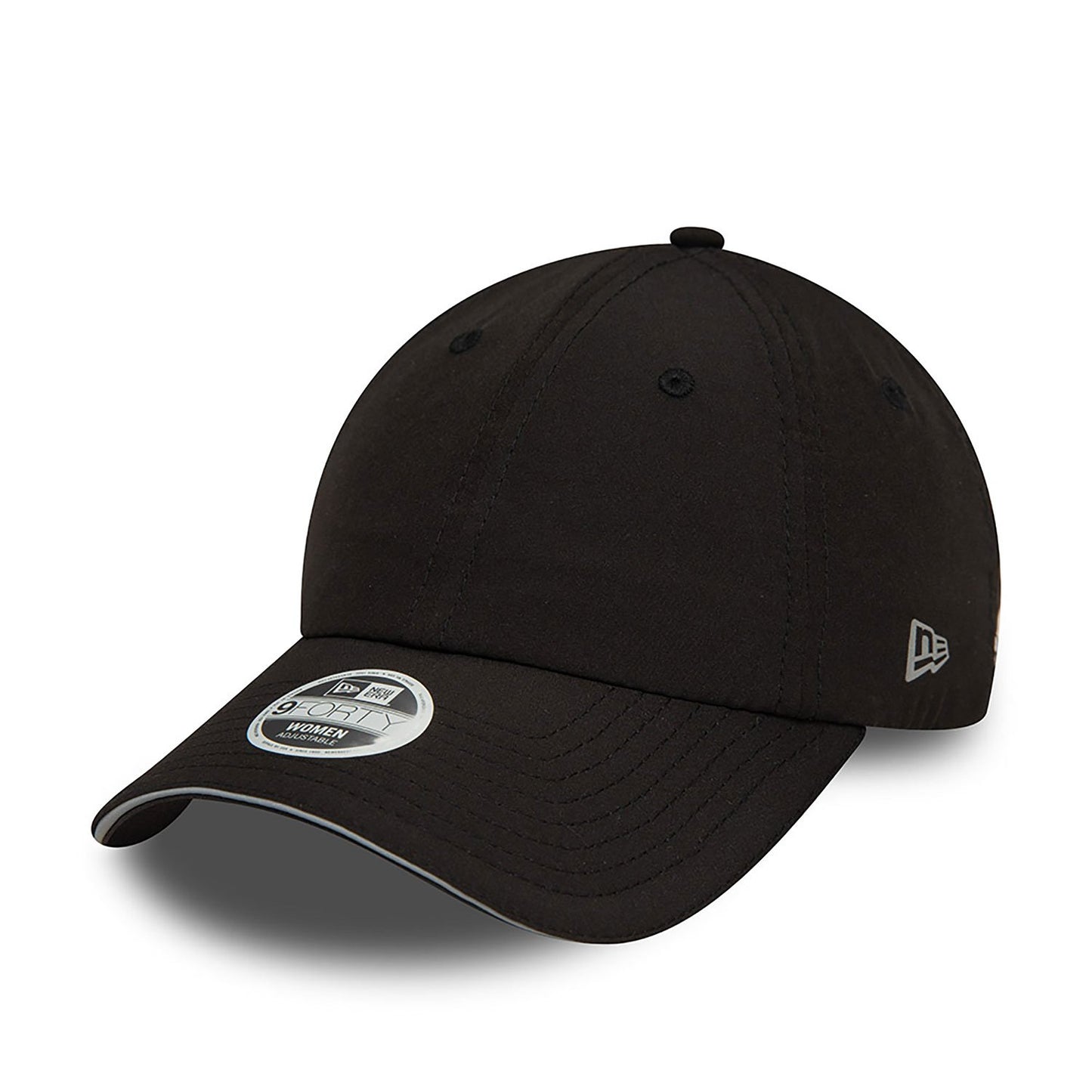 New Era Şapka - Kadın Ponytail Open Back Siyah 9FORTY Ayarlanabilir Şapka