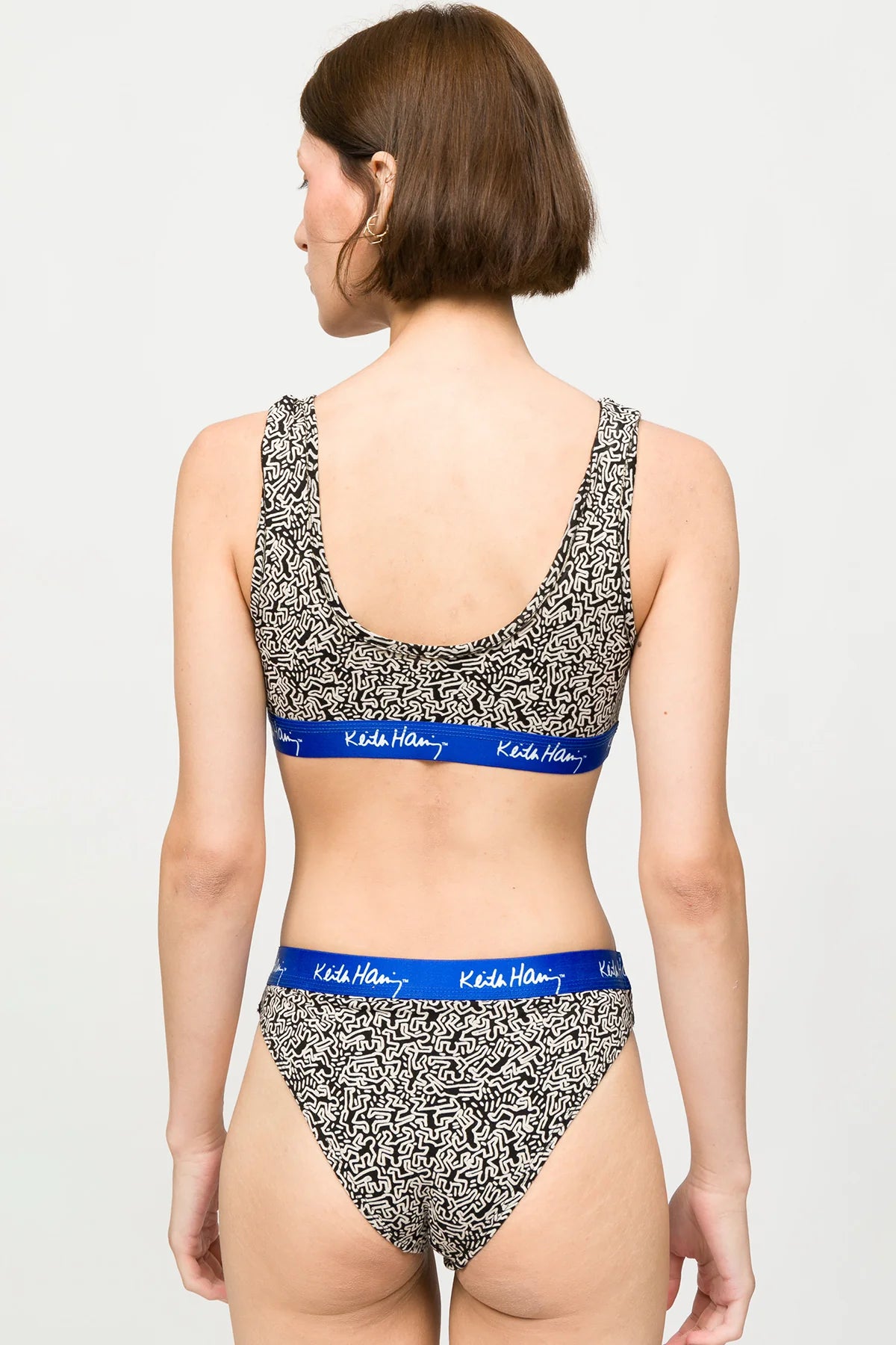 Paul Kenzie X Keith Haring - Desenli Spor Bralet 1
