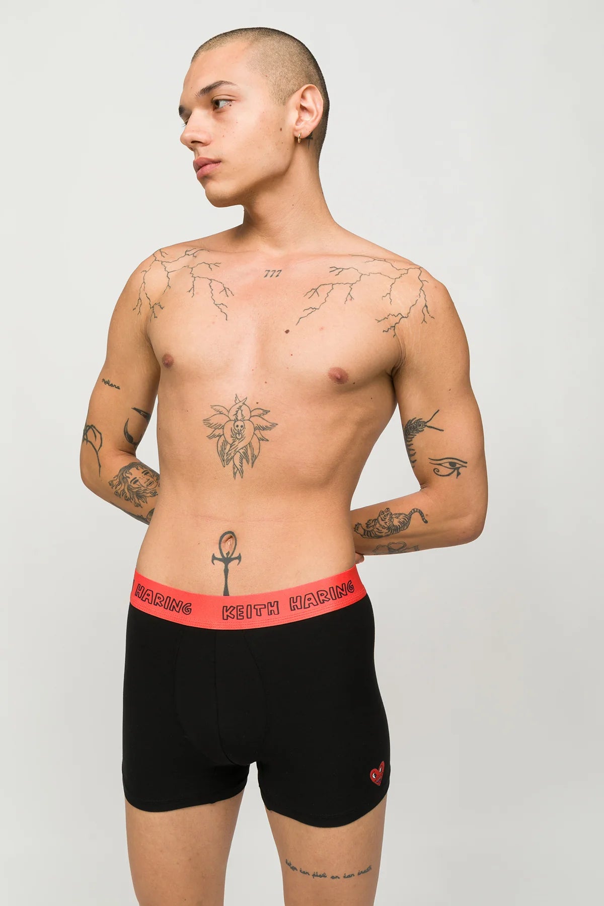 Paul Kenzie X Keith Haring - Logo Baskılı Boxer 5