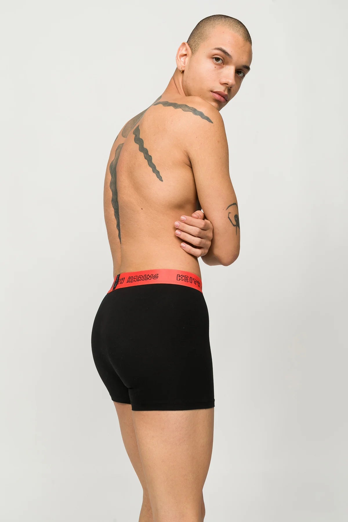 Paul Kenzie X Keith Haring - Logo Baskılı Boxer 5