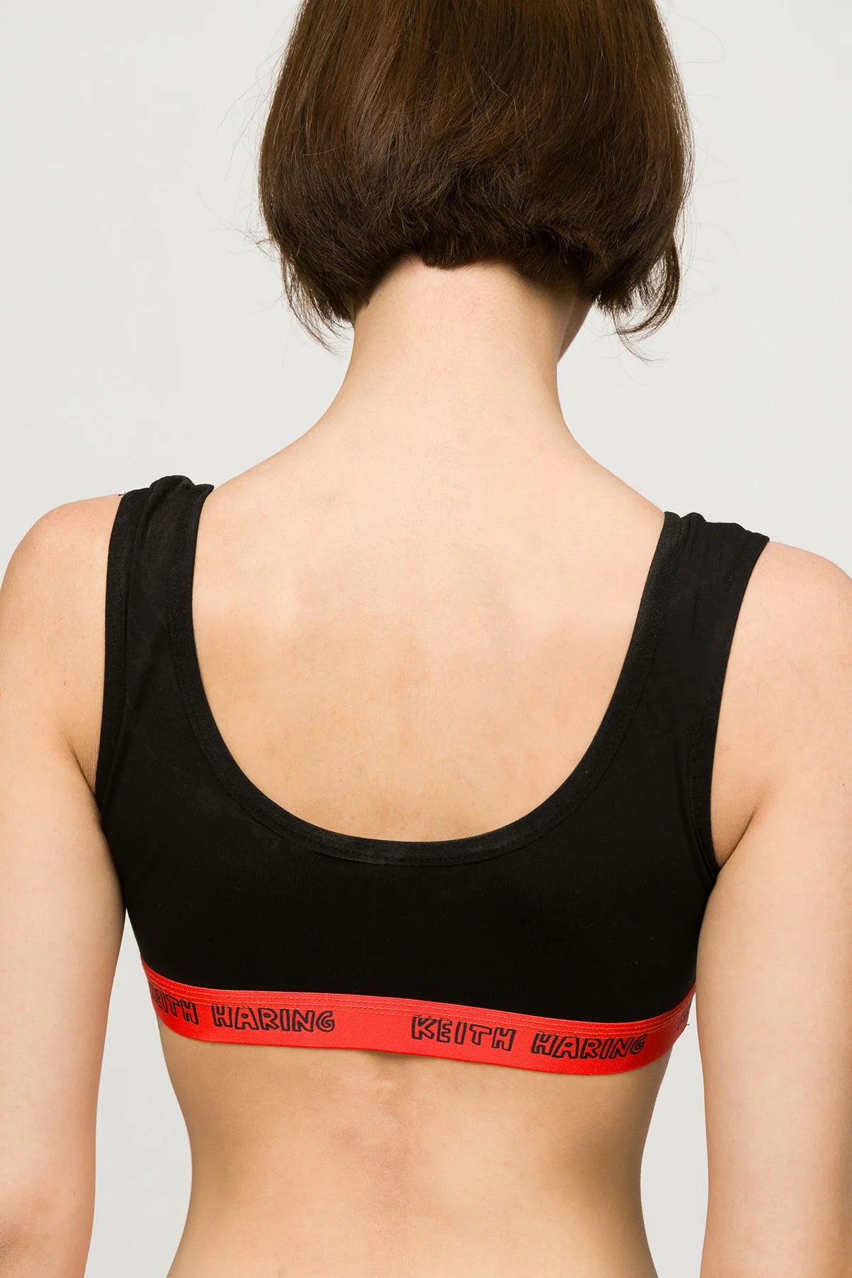 Paul Kenzie X Keith Haring - Logo Baskılı Spor Bralet 5