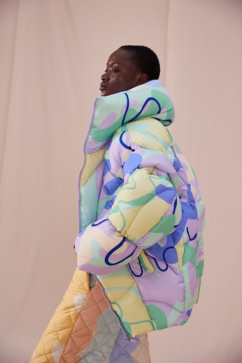 Oopscool Desert Reversible Puffer Jacket - Eklektik House