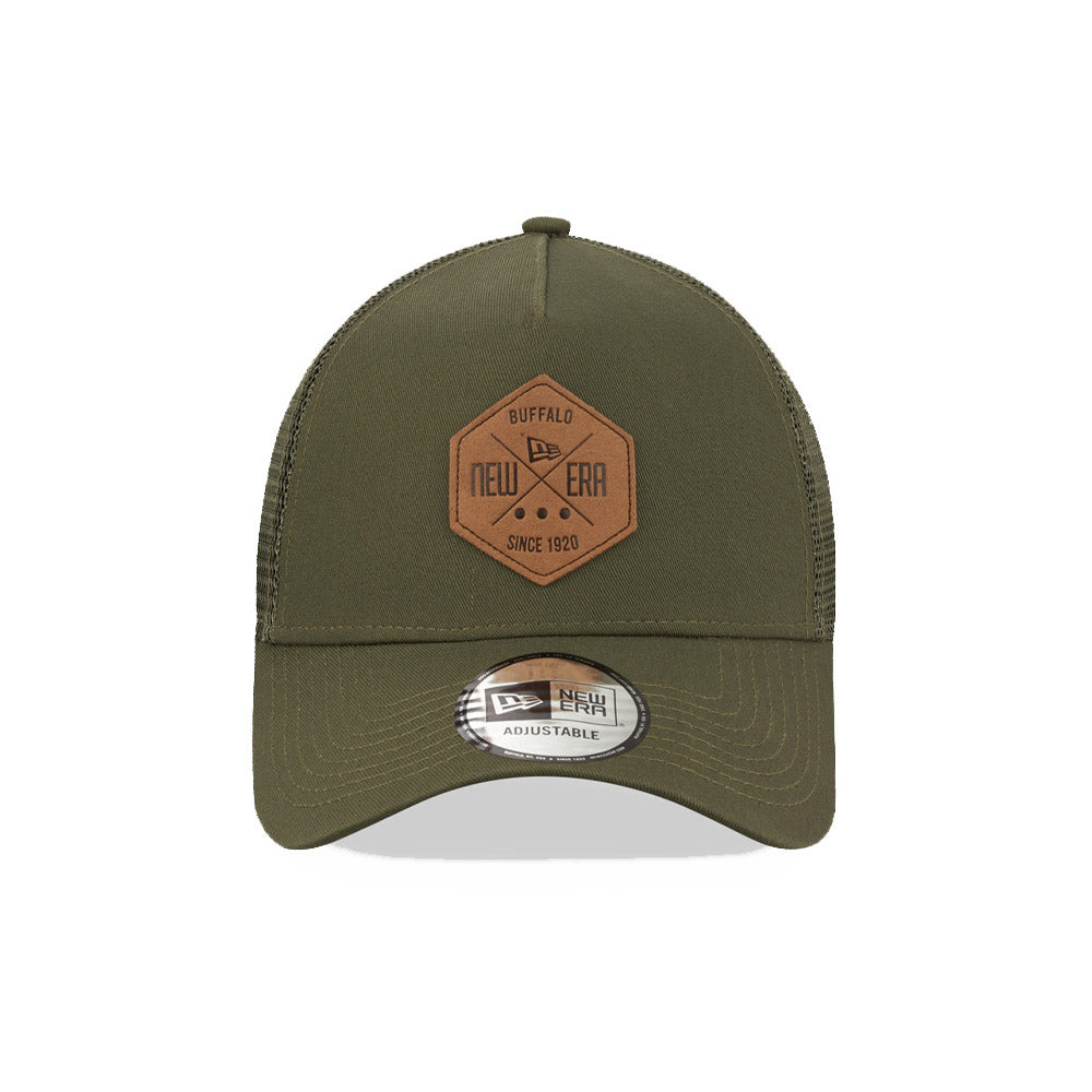 New Era Heritage Patch Trucker 9Forty Haki - Eklektik House