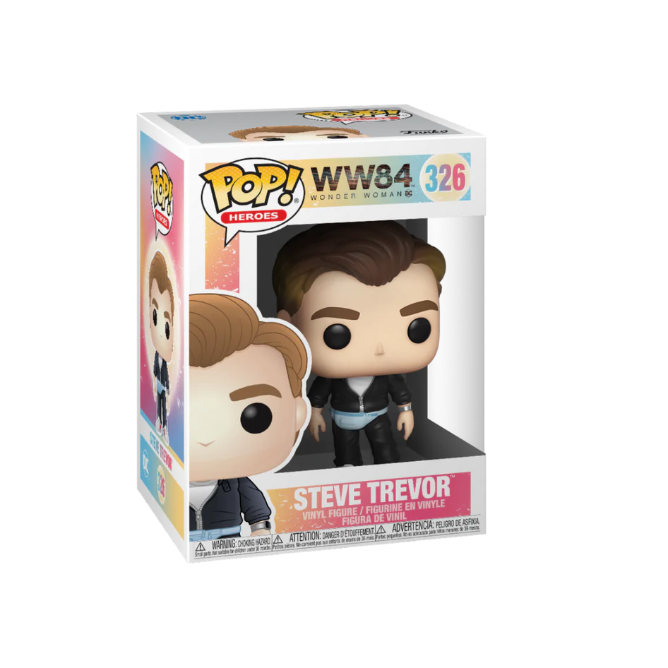 Funko Pop Figür: Heroes: WW 1984- Steve Trevor (80s) - Eklektik House
