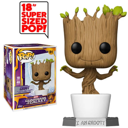 Funko POP Deluxe Figür Marvel Guardian of the Galaxy 18" Dancing Groot - Eklektik House