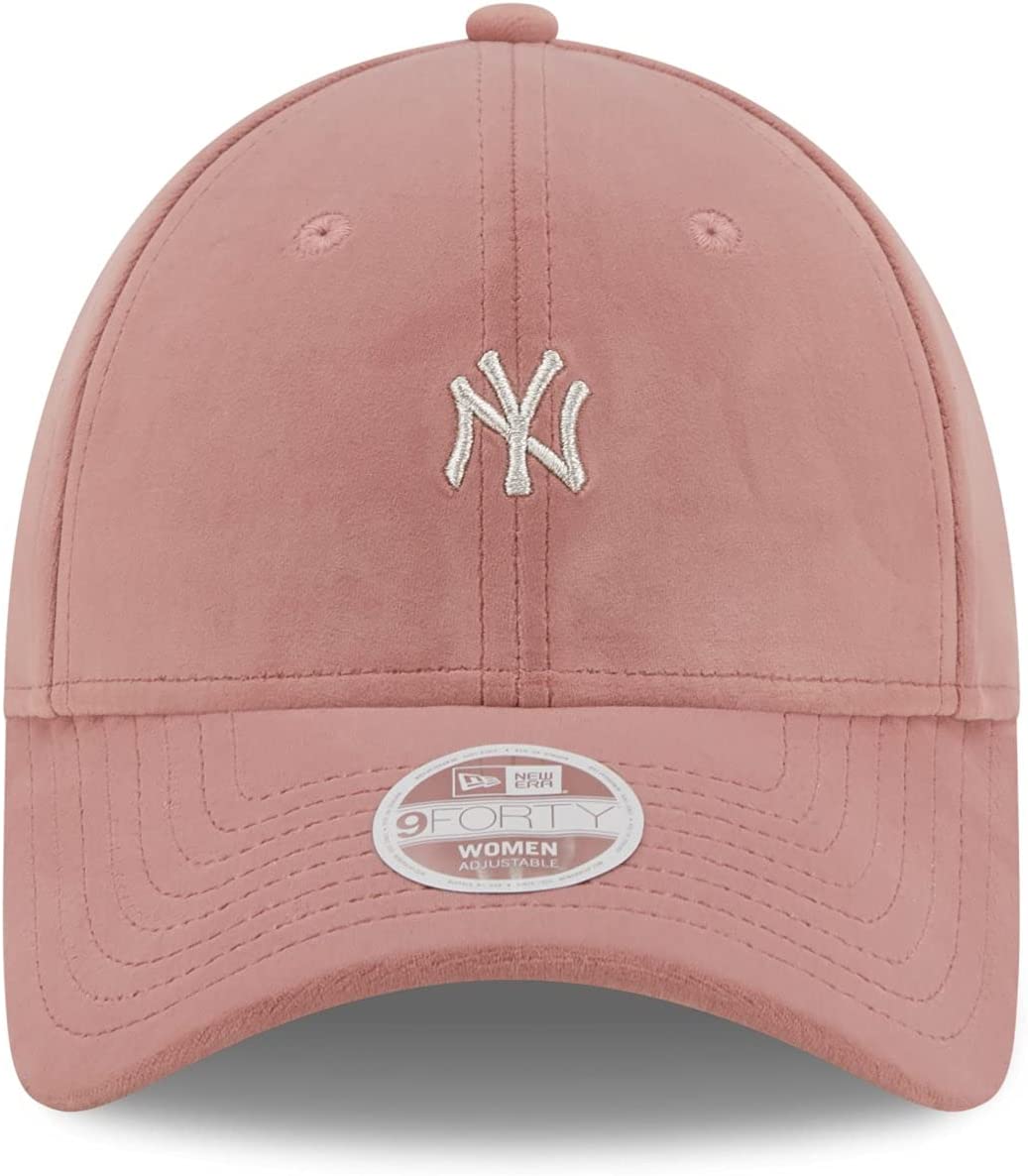 New Era New York Yankees Women Velour Mini Logo Pembe - Eklektik House