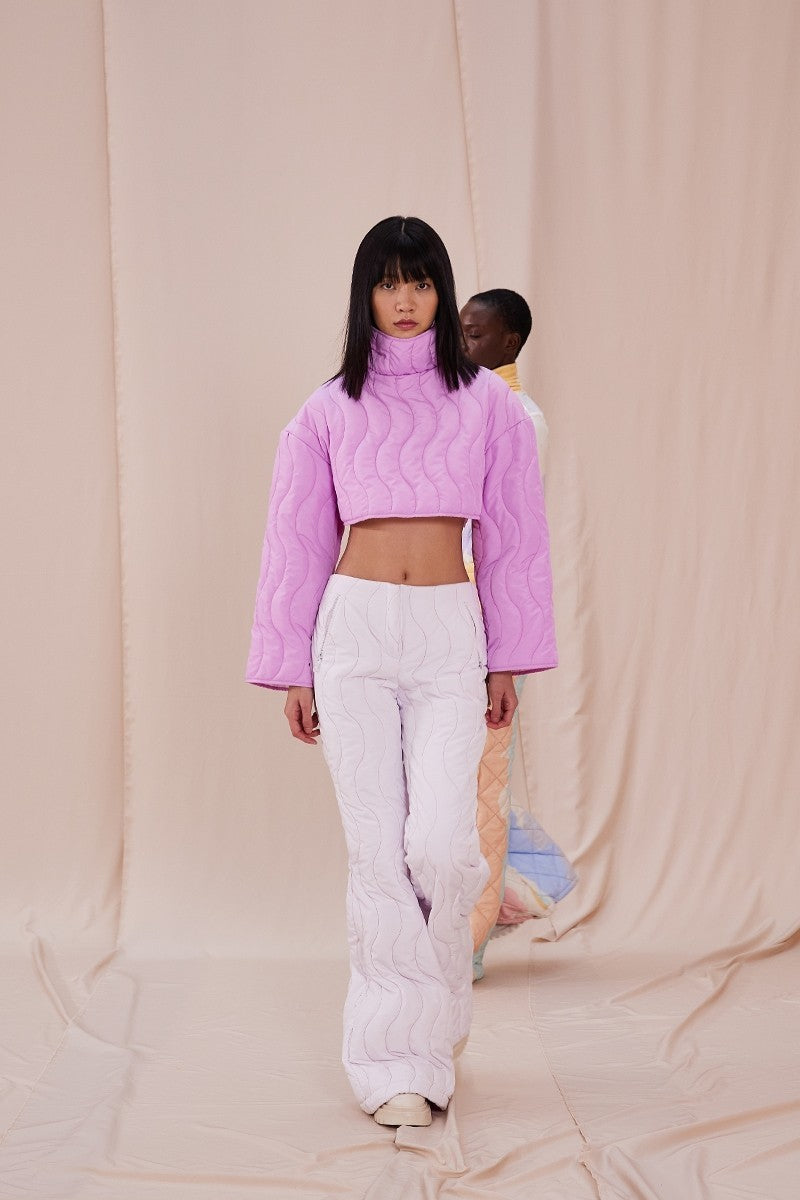 Oopscool - Quilted Flair Leg Pant - Eklektik House