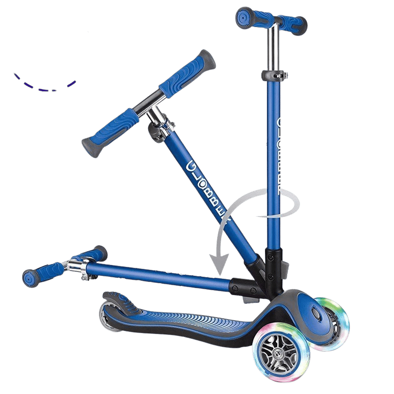 Globber Elite Deluxe Işıklı Scooter Lacivert - Eklektik House