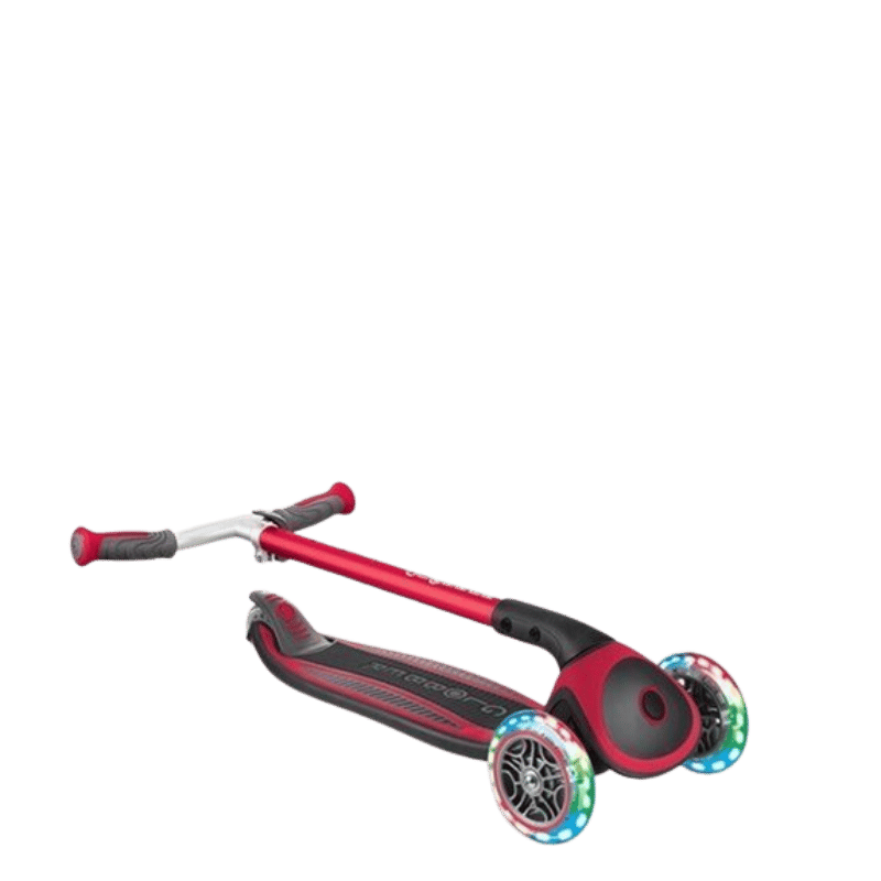 Globber Master Işıklı Katlanabilir Scooter Kırmızı - Eklektik House