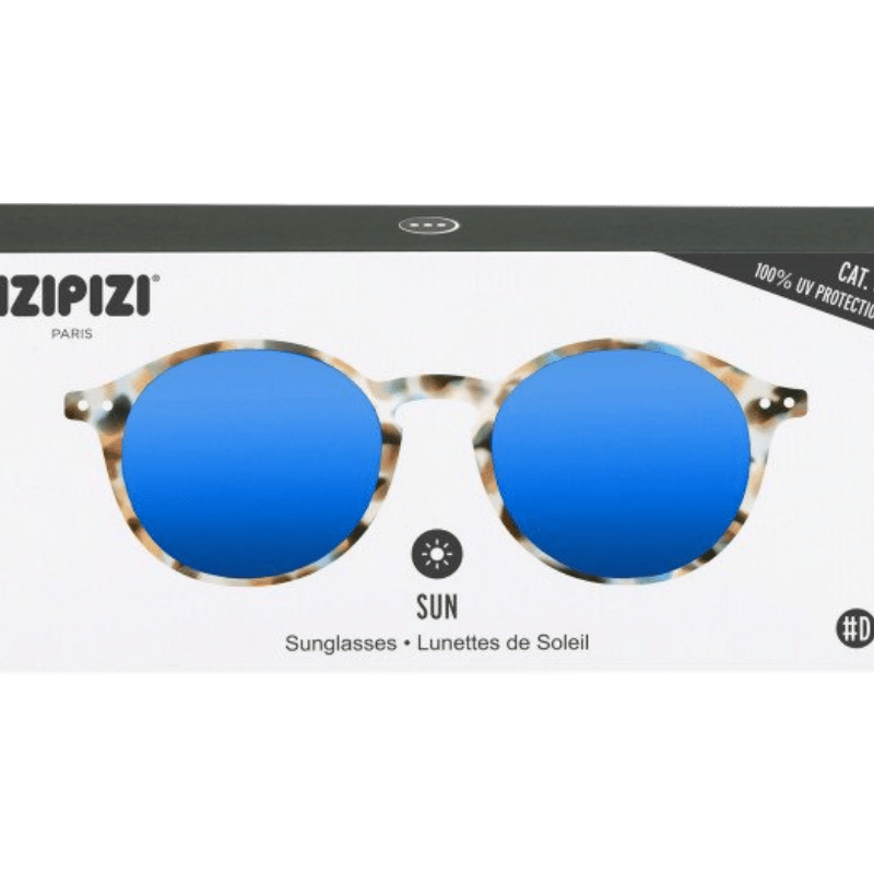 IZIPIZI SUN #D Blue Tortoise Unisex Güneş Gözlüğü (Mirror) - Eklektik House