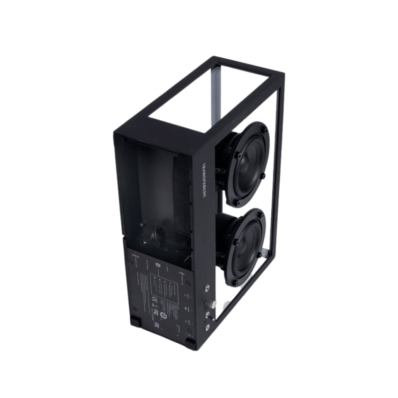 Transparent Speaker Small Bluetooth Hoparlör Siyah - Eklektik House