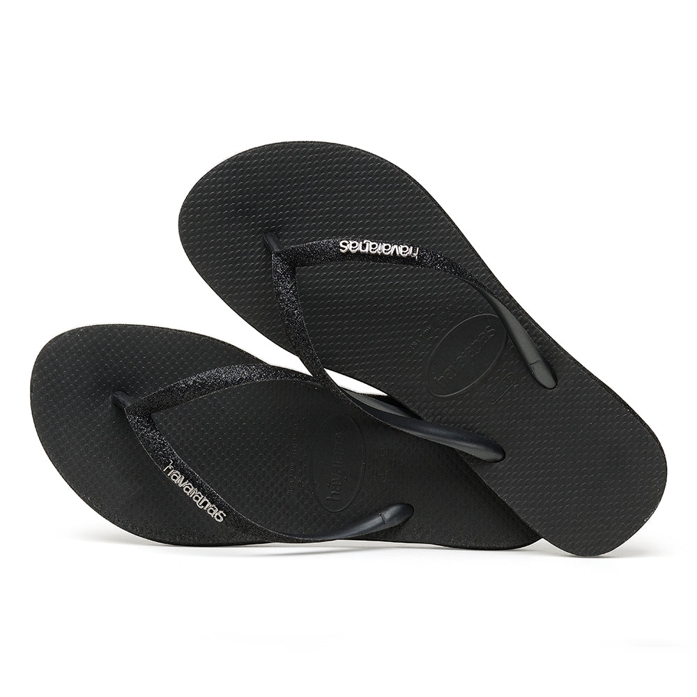 Havaianas Slim Sparkle II Black - Eklektik House
