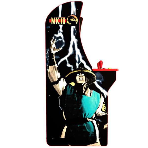 Arcade1Up Mortal Combat Lisanslı Oyun Konsolu Takımı (Sehpalı, Işıklı ve Sandalyeli) - Eklektik House