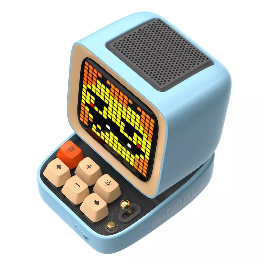 Divoom DitooMic Piksel Ekranlı Karaoke Mikrofonlu Bluetooth Hoparlör - Eklektik House