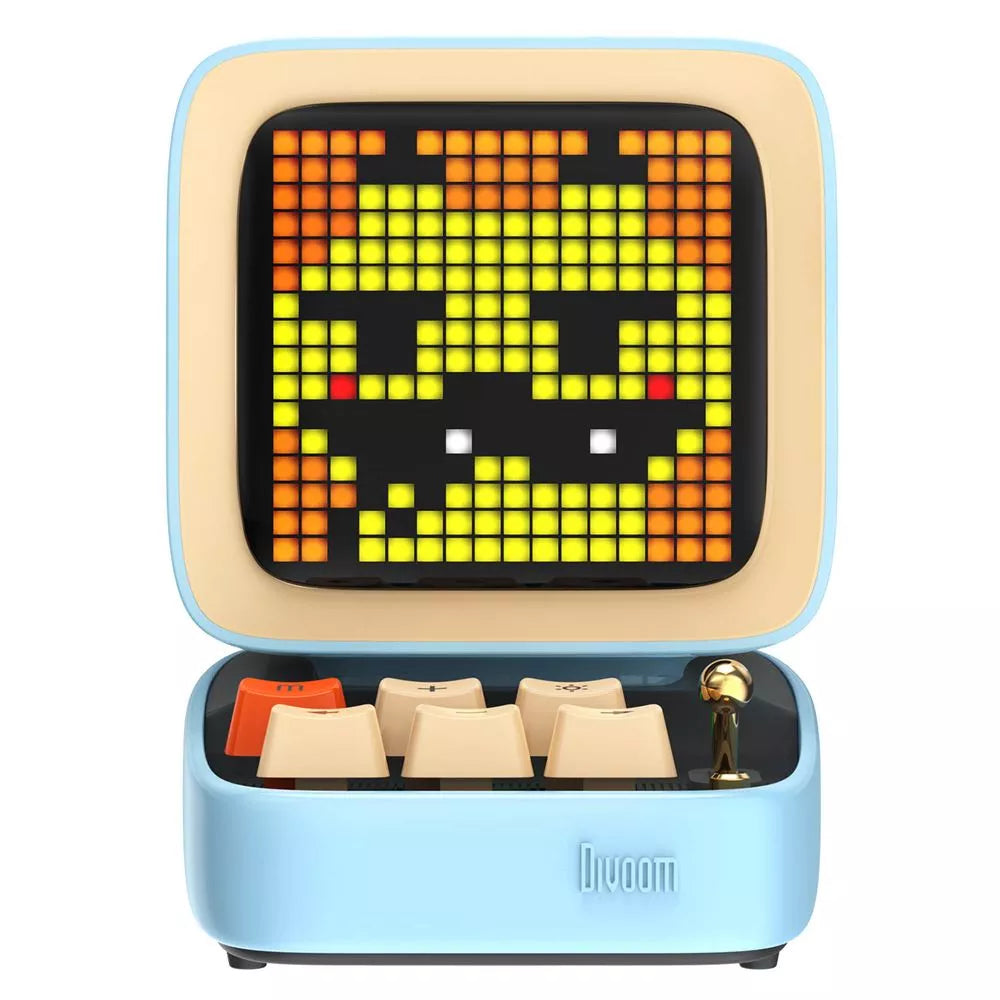 Divoom DitooMic Piksel Ekranlı Karaoke Mikrofonlu Bluetooth Hoparlör - Eklektik House