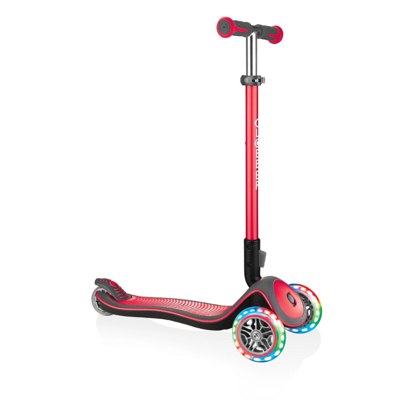 Globber Elite Deluxe Işıklı Scooter Kırmızı - Eklektik House