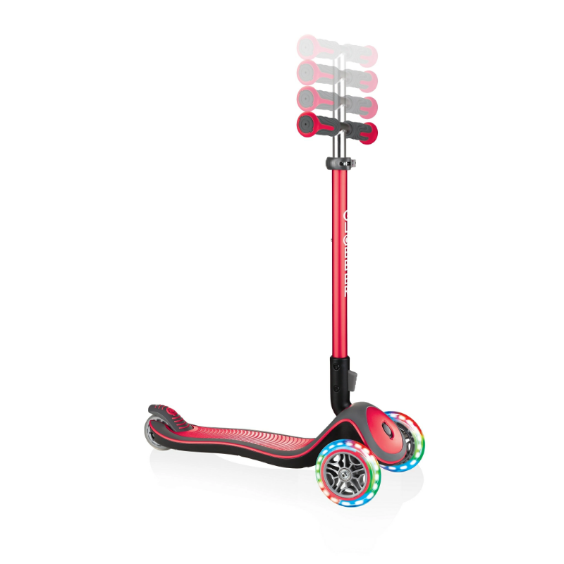 Globber Elite Deluxe Işıklı Scooter Kırmızı - Eklektik House