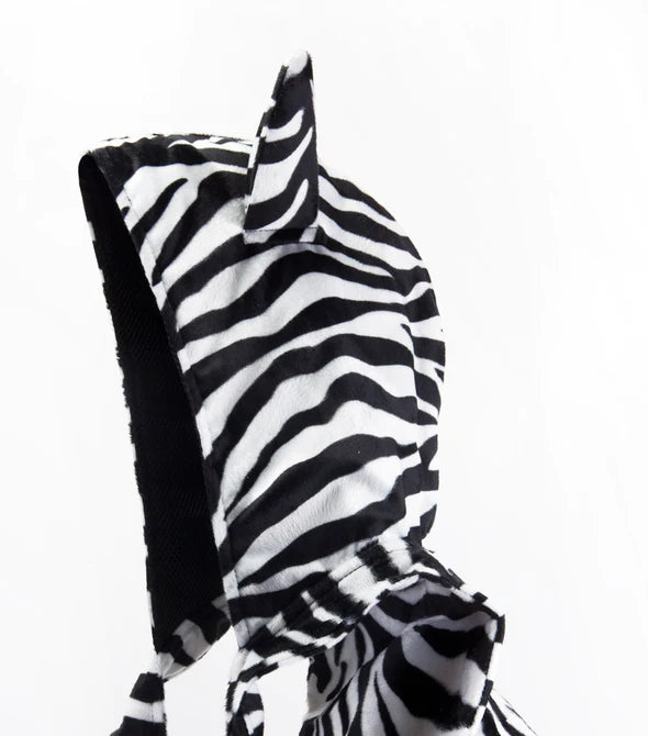 Morikukko Animal Print Kapüşonlu Sırt Çantası - Kids Zebra - Eklektik House