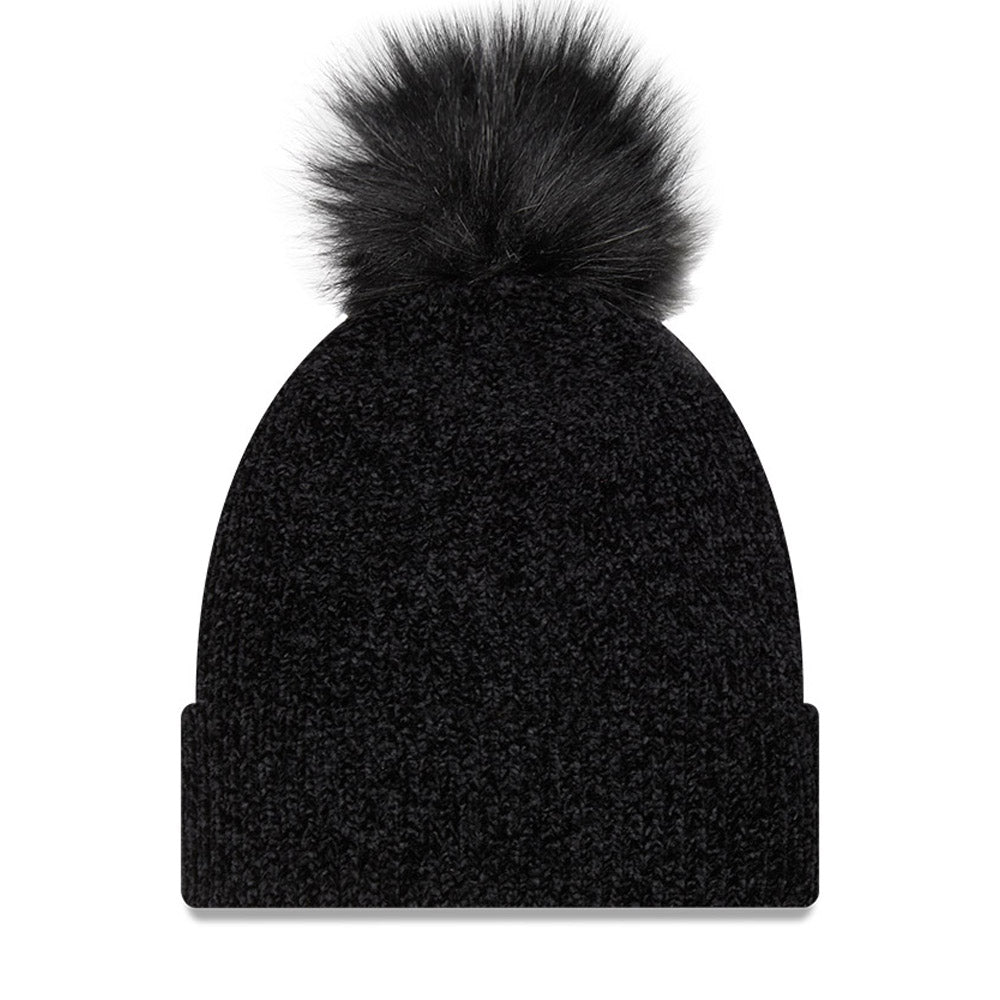 New Era New York Yankees Women Tüylü Pompom Bere Siyah - Eklektik House