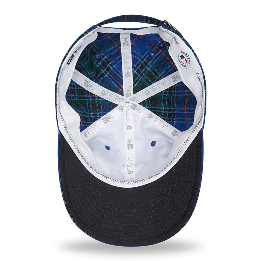 New Era New York Yankees Tartan Blue 9FIFTY Retro Crown Şapka - Eklektik House