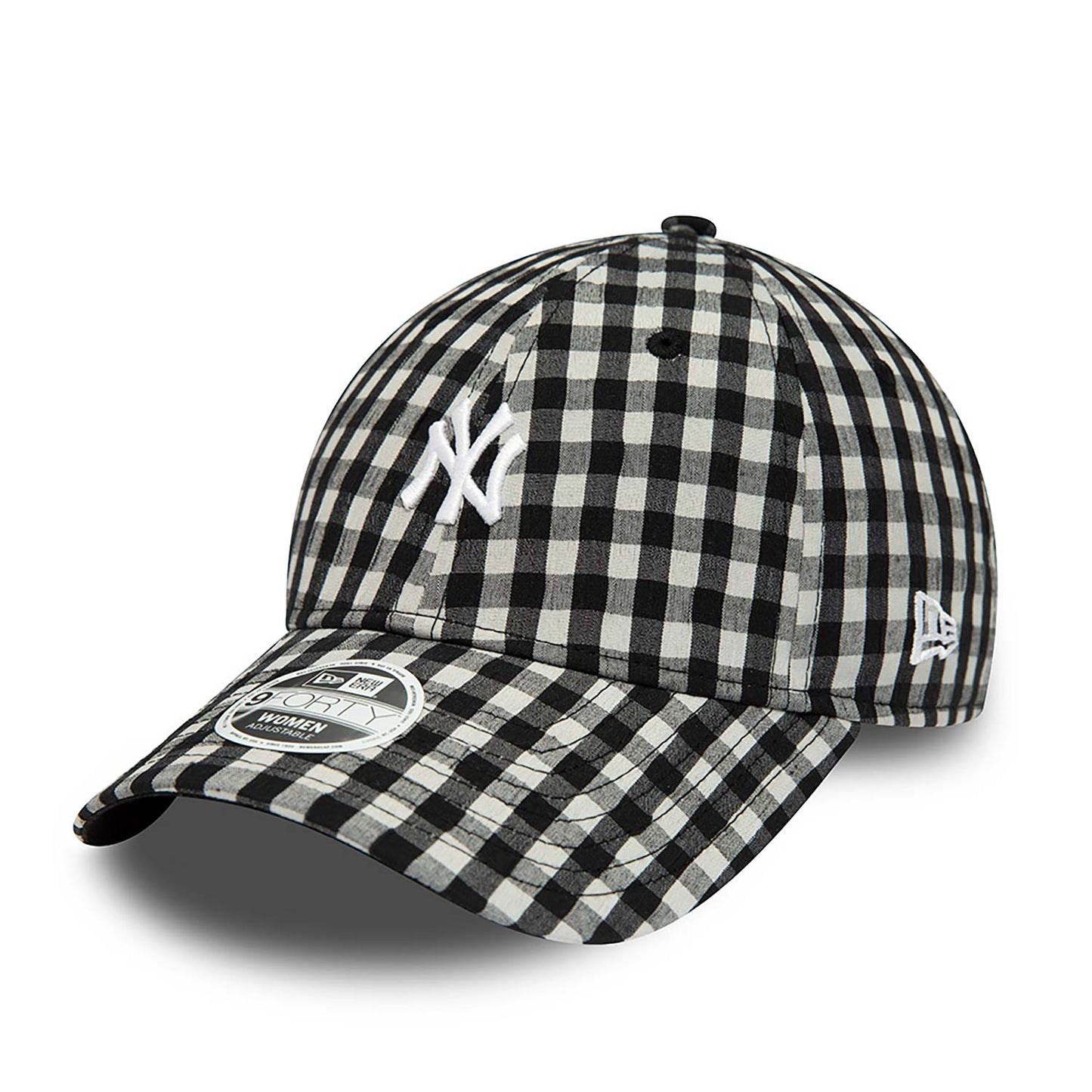 New Era New York Yankees Woman Gingham 9Forty Siyah - Eklektik House