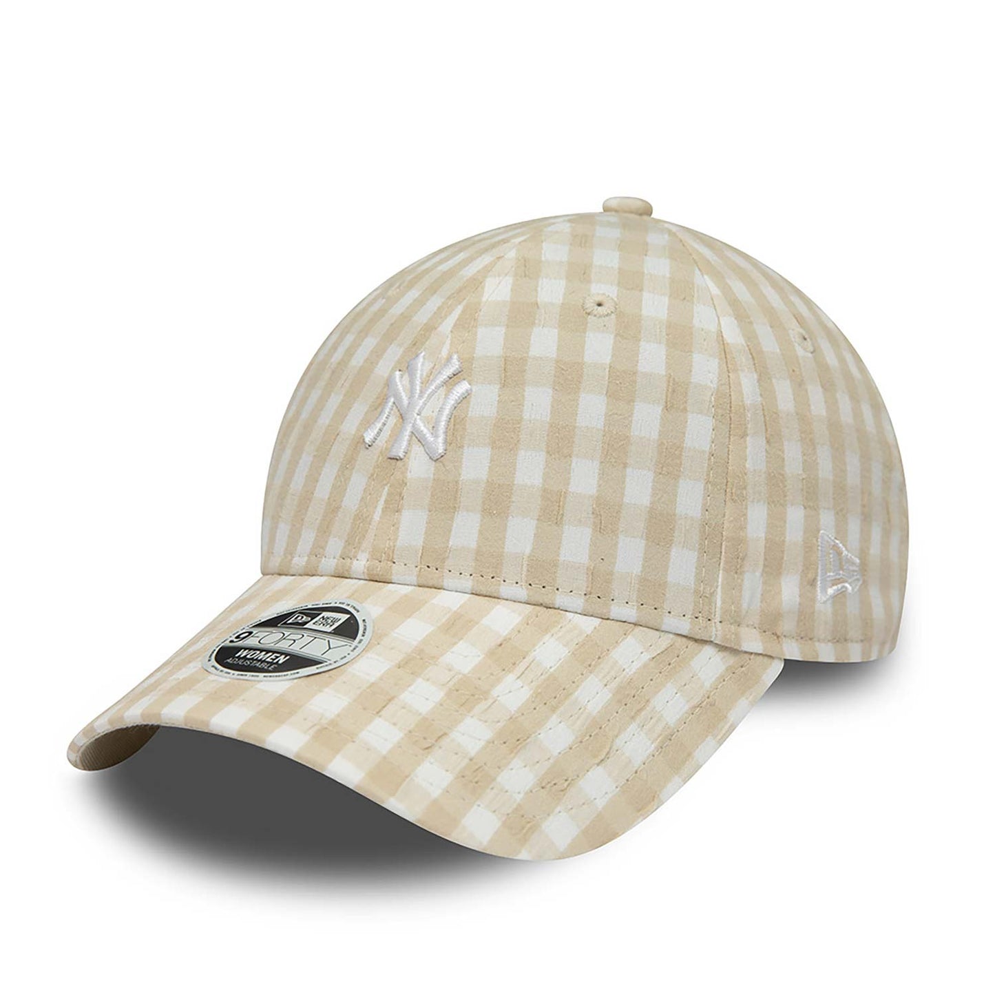 New Era New York Yankees Woman Gingham 9Forty Bej - Eklektik House
