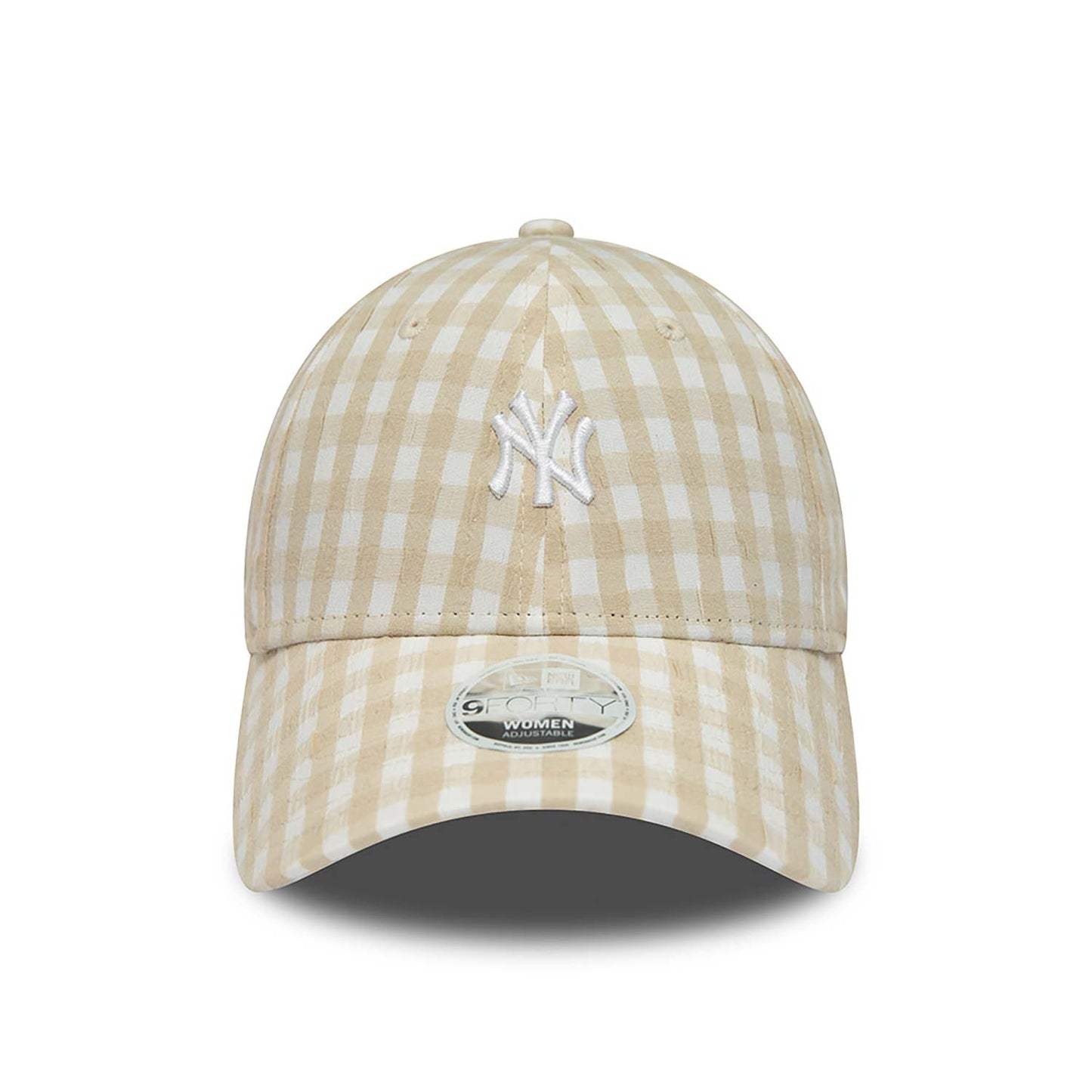 New Era New York Yankees Woman Gingham 9Forty Bej - Eklektik House