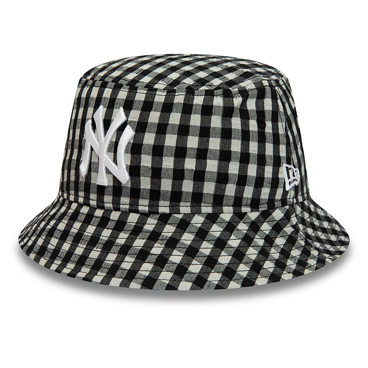 New Era New York Yankees Woman Gingham Tapered Bucket Siyah - Eklektik House