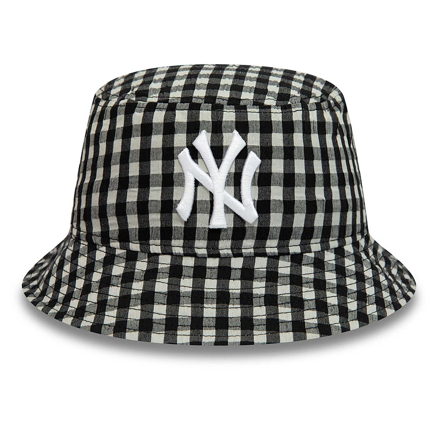 New Era New York Yankees Woman Gingham Tapered Bucket Siyah - Eklektik House