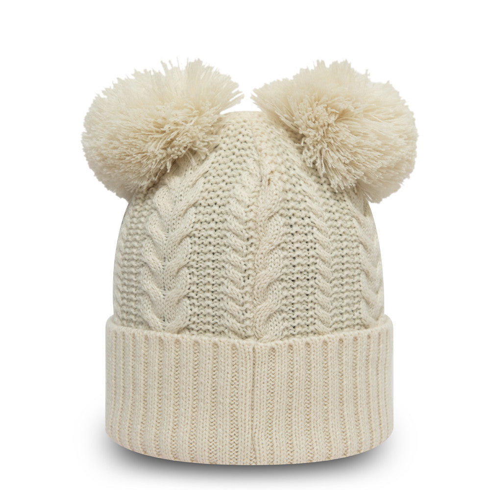 New Era New York Yankees Women Double Pompom Bere Bej - Eklektik House