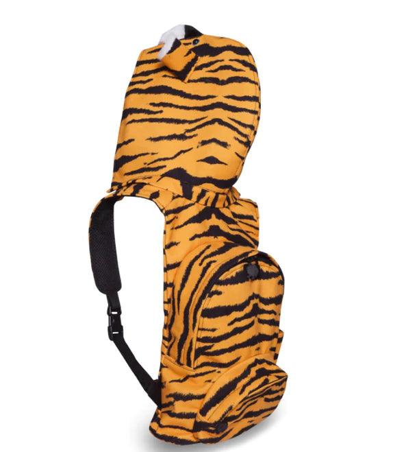 Morikukko Animal Print Kapüşonlu Sırt Çantası - Kids Kaplan - Eklektik House