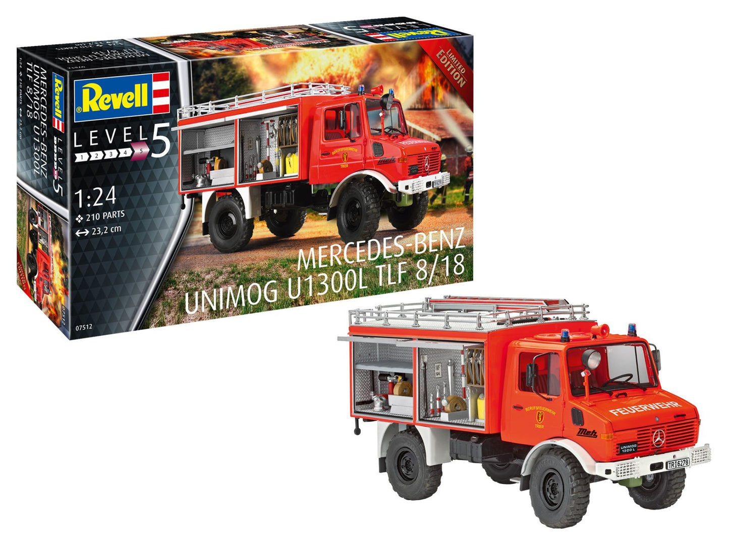 Revell MercedesBenz Unimog U 1300 L TLF 8/18 Maket